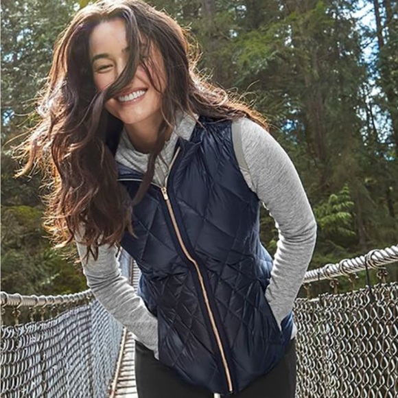 Athleta Jackets & Blazers - Athleta Navy Quilted Women's Vest